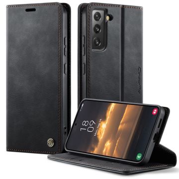 CaseMe Samsung Galaxy S22 vintage etui - Sort