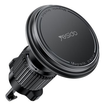 YESIDO C252 telefonholder til biludluftning med drejelig krog og magnetisk holder