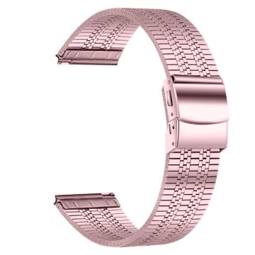 20mm Wrist Band Garmin Vivomove Style / Garminmove Style Stainless Steel Watch Strap - Rose Pink