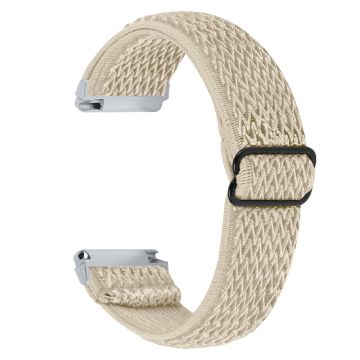 Garmin Vivomove Style / Garminmove Style 20mm Elastic Watch Strap Replacement Watchband - Apricot