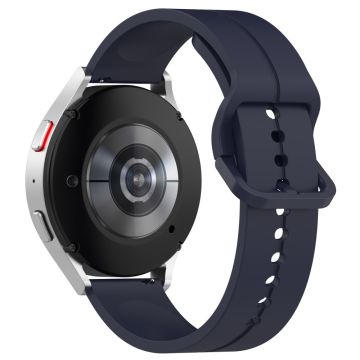 KALEBOL Huawei Watch 4 / 4 Pro / GT 4 46mm Watch Strap 22mm Silicone Band Groove Design - Navy Blue