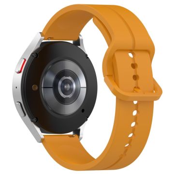 KALEBOL Huawei Watch GT 3 42mm / GT 3 Pro 43mm Silicone Watch Band 20mm Groove Design Strap - Yellow