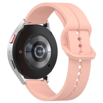 KALEBOL Huawei Watch GT 3 42mm / GT 3 Pro 43mm Silicone Watch Band 20mm Groove Design Strap - Light Pink