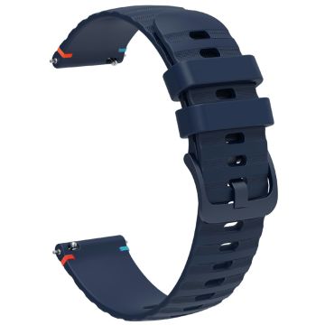 Samsung Galaxy Watch3 45mm universal 22mm Silicone Watch Strap - Navy Blue