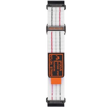 26 mm urrem Garmin Fenix 8 51 mm / Enduro 3 / Enduro 2 Magic Tape Nylon Strap - Hvid