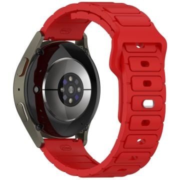 Samsung Galaxy Watch7 / FE / 6 / Huawei Watch GT 3 / 2 42mm Silicone Strap Smart Watch Band - Red