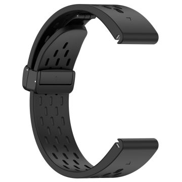 Garmin Fenix 7 / Forerunner 965 / 955 / 945 / 935 Watch Band 22mm Silicone Breathable Wristband - Sort