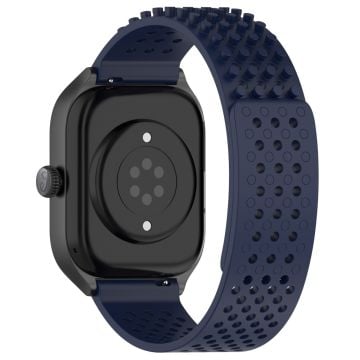 Garmin vivoactive 5 / GarminActive 5 / Venu Sq 2 Silikone Urrem 20mm Åndbar Urrem - Midnatsblå