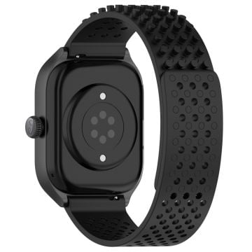 Huami Amazfit GTS 4 Mini / Samsung Gear Sport / Huawei Watch 2 Fleksibel urrem 20mm Åndbar urrem - Sort