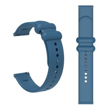 Garmin Vivomove 3 / GarminMove 3 Silikonerem 20mm Knapspænde Urrem - Rock Cyan