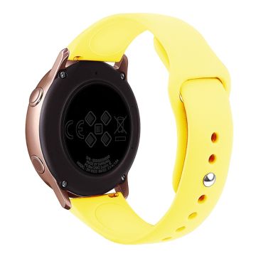 KALEBOL KLB-DKGJ-001 Samsung Galaxy Watch6 Classic 47mm 43mm Watch Band 20mm Silicone Strap - Citrongul