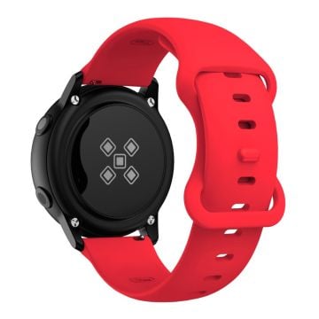 KALEBOL KLB-HDKGJ-001 Samsung Galaxy Watch6 Classic 43mm / 47mm Watch Band 20mm Silicone Strap - Rød