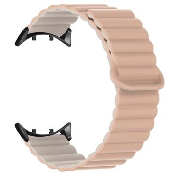 Vivo Watch 3 Magnetic Sport Loop Watch Band Silicone Dual Color Strap - Mælkete + Stjernelys