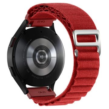 KALEBOL KLB-GSNL-001 Samsung Galaxy Watch3 45mm / Huawei Watch GT4 46mm Watch Strap 22mm Nylon Wristband - Rød