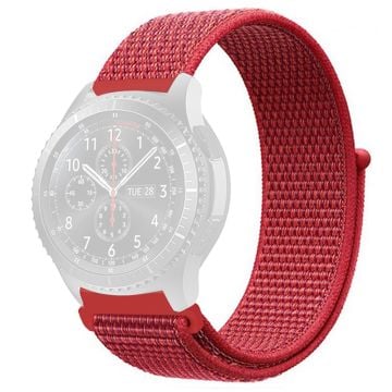 KALEBOL KLB-NLHH-001 Samsung Galaxy Watch6 / Watch6 Classic Watch Strap 20mm Nylon Loop Band - Rød