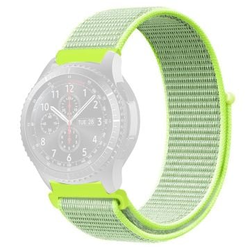 KALEBOL KLB-NLHH-001 Samsung Galaxy Watch6 / Watch6 Classic Watch Strap 20mm Nylon Loop Band - Lysegul