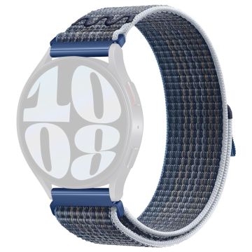 KALEBOL KLB-NLHH-002 Samsung Galaxy Watch3 45mm / Huawei Watch GT4 46mm Nylon Band 22mm Watch Strap - Blå