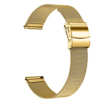 Garmin Vivomove Style / GarminMove Style / Vivomove / Vivomove HR Sport Milanese Watch Band 20mm Strap Replacement - Guld