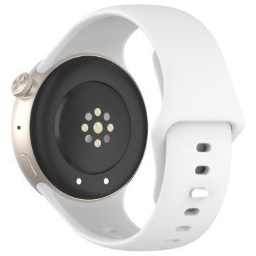 Vivo Watch 3 / iQOO Watch Håndledsrem Blød silikone Smart Watch Band - Hvid