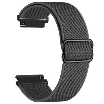 Samsung Galaxy Watch6 Classic 47mm 43mm Urrem 20mm Justerbar Nylon Armbånd - Grå