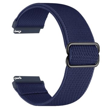 Samsung Galaxy Watch6 Classic 47mm 43mm Urrem 20mm Justerbar Nylon Armbånd - Mørk Marineblå