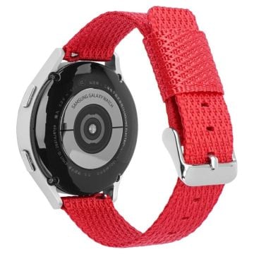 Huawei Watch GT 3 42mm / Watch GT 3 Pro 43mm Håndledsrem 20mm Texture Nylon Watchstrap - Rød / Rød