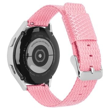 Huawei Watch GT 3 42mm / Watch GT 3 Pro 43mm Håndledsrem 20mm Texture Nylon Watchstrap - Dyb Pink / Dyb Pink