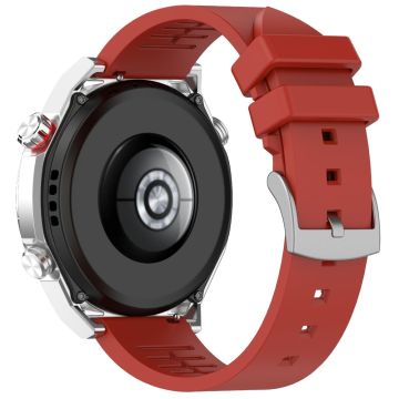 Garmin Venu 3 / Venu 2 / Vivoactive 4 22mm Watchband Komfortabel Fluorubber håndledsrem - Rød