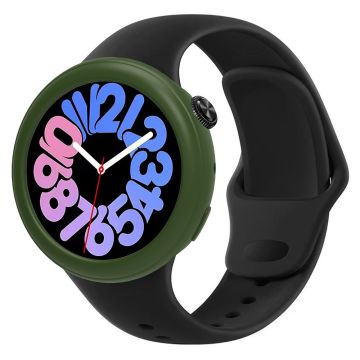 vivo Watch 3 Case Soft Silicone Protective Shell Frame Hollow-Out - Blackish Green