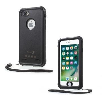 Redpepper iPhone 7/8 PC + TPU vandtæt etui - Sort