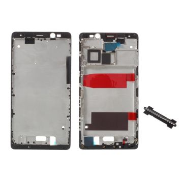 Huawei Mate 8 OEM front frame plus ørestykke mesh erstatning - Sort