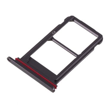 Huawei Mate 10 Pro OEM dual sim micro SD kort tray holder - Sort