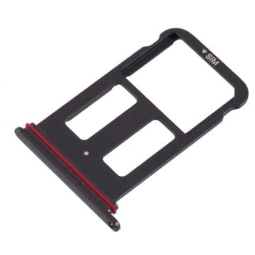 Huawei Mate 10 Pro OEM sim kort tray holder - Sort