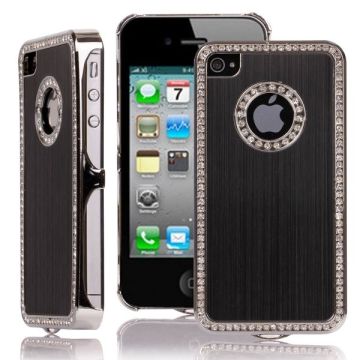 Jewel Silver Edge (guld) etui til iPhone 4/4S