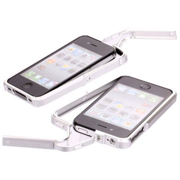 FiiO X-Fighter (Silver Total) Alu-kofanger til iPhone 4/4S