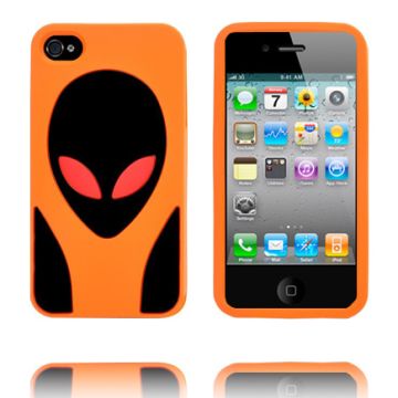 Alien Invasion (Oransje) iPhone 4S Cover