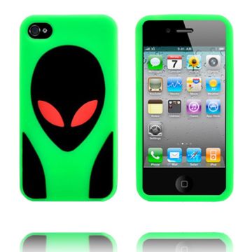 Alien Invasion (Grønn) iPhone 4S Cover