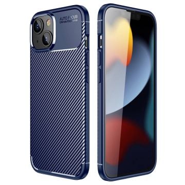 Carbon Shield iPhone 14 cover - Blå