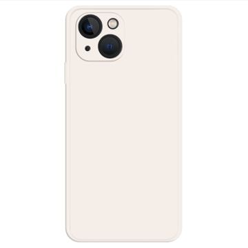 Skråt, gummicover cover til iPhone 14 - Beige