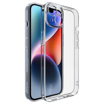 IMAK UX-5 Series iPhone 14 Clear Anti-dust Phone Case Flexible Flexible Phone Shell Back Cover - Transparent