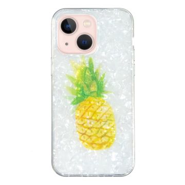 Marble design iPhone 14 cover - Ananas