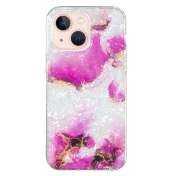 Marble design iPhone 14 cover - Rød Marmor