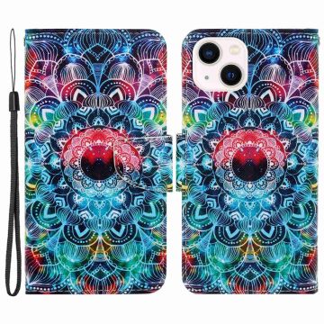 Wonderland iPhone 14 flip etui - Mandala