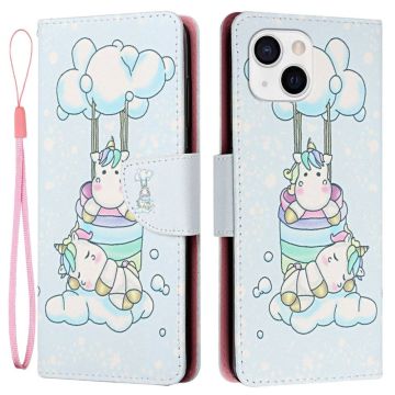 Wonderland iPhone 14 flip etui - To Heste