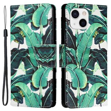 Wonderland iPhone 14 flip etui - Vejbredsblad