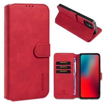 DG.MING iPhone 12 Mini retro etui - Rød