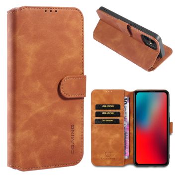 DG.MING iPhone 12 Mini retro etui - Brun