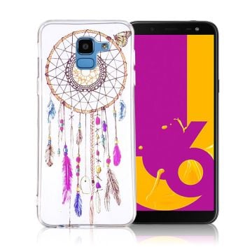 Samsung Galaxy J6 beskyttelsesetui i plastik og silikone med printede mønstre - Drømmefanger