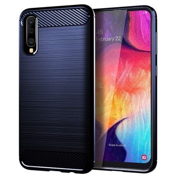 Carbon Flex Etui Samsung Galaxy A50s / A50 / A30s - Blå