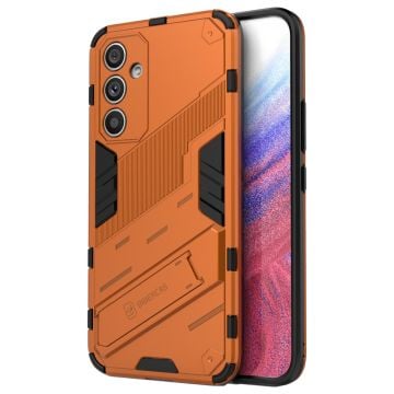 Stødsikker Hybrid Cover med A Moderne Touch til Samsung Galaxy A54 - Orange